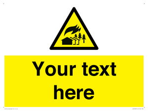 Custom Warning: Large scale fire zone